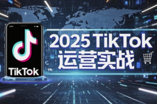 2025TikTok电商运营，掌握TikTok店铺运营核心技巧，实现低成本高转化-知源网创