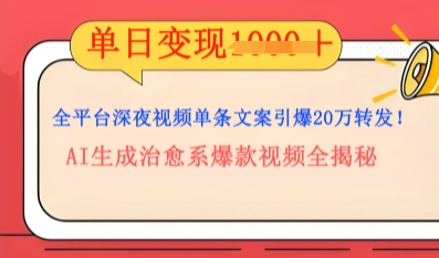 全平台深夜文案新风口：DeepSeek生成百万播放量金句，治愈系内容涨粉速度快4倍-知源网创